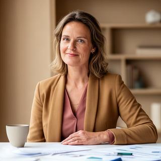 Dr. Marjolein van Dijk tijdens een strategische consultantsessie